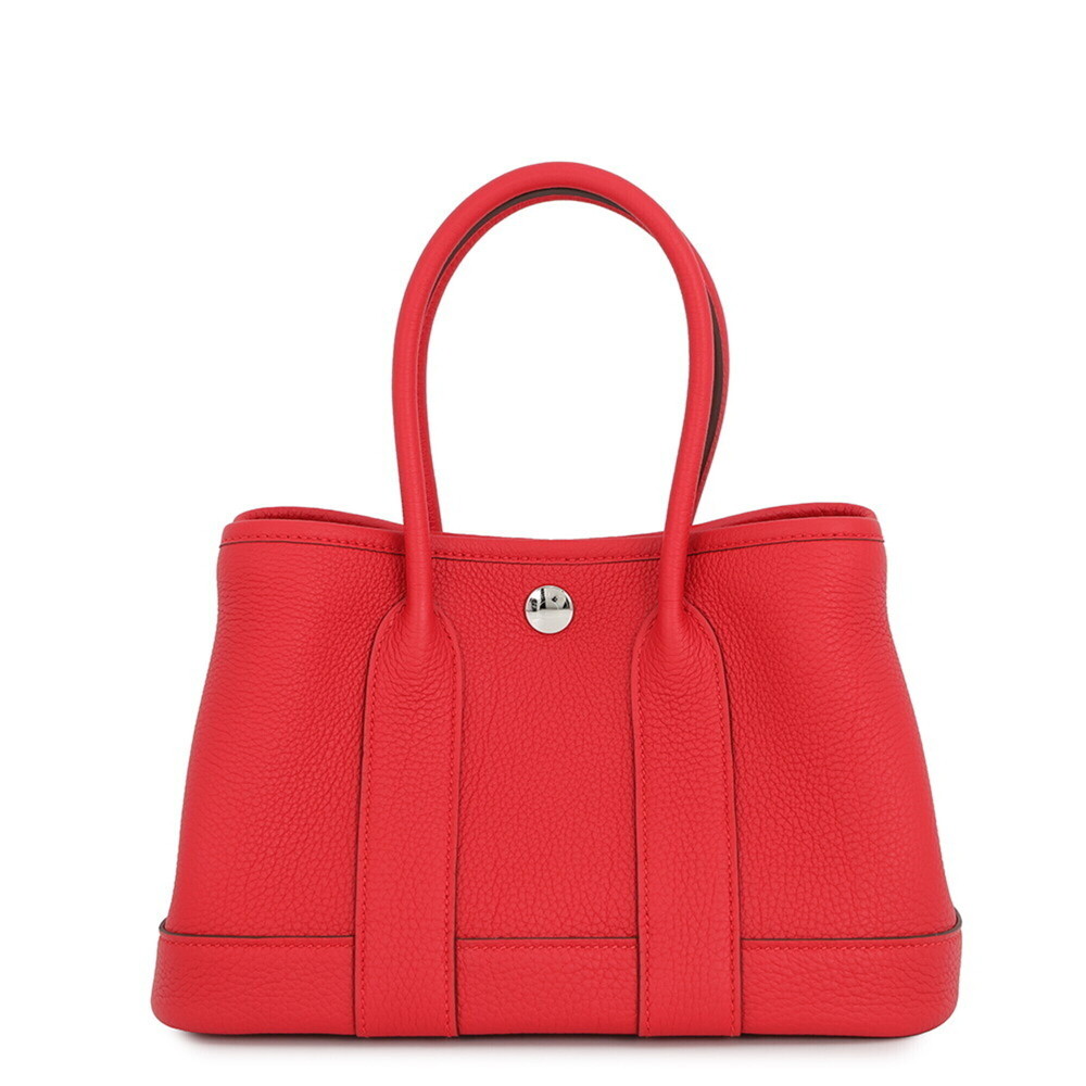 Hermes Tote Bag Neo Garden 23 Rouge Coeur Negonda K Stamp HERMES Handbag